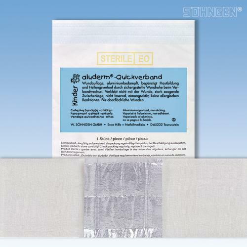 ALUDERM Kinder Quickverband groß 1 St PZN 118641
