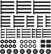 Universal TV Mounting Hardware Kit Set Includes M4 M5 M6 M8 TV Screws and Spacer