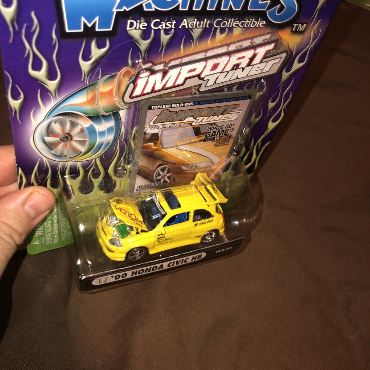 1/64 マッスルマシーン シビック HB Muscle Machines Die Cast Car Adult Collectible '00 Honda