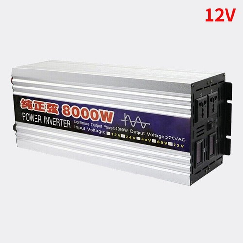 4000W 8000W Pure Sine Wave Inverter DC12V 24V to AC220V 50Hz 60Hz - Picture 2 of 10