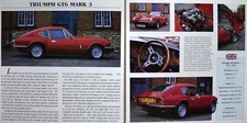 Triumph Gt 6 Picture Article Out Of Print Spec Sheet Wall Art Decor