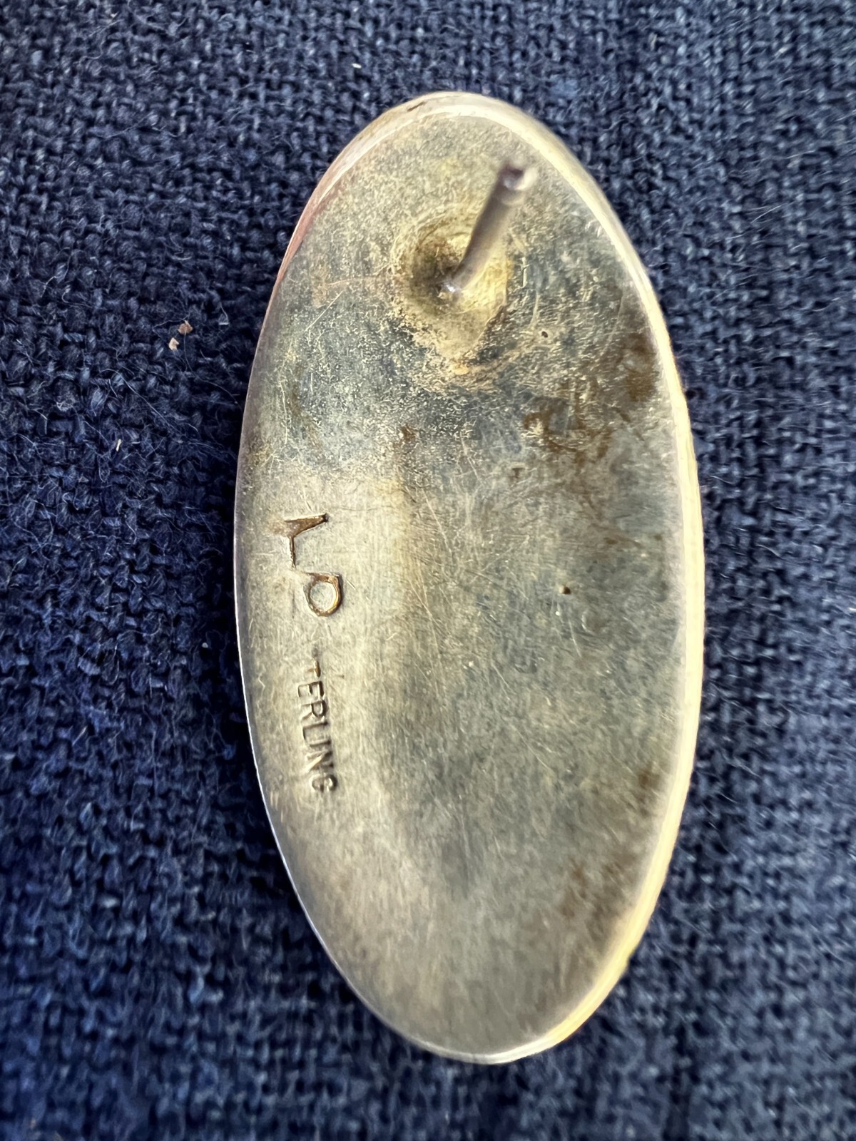 Sterling Silver Post Earrings Native American Sil… - image 9