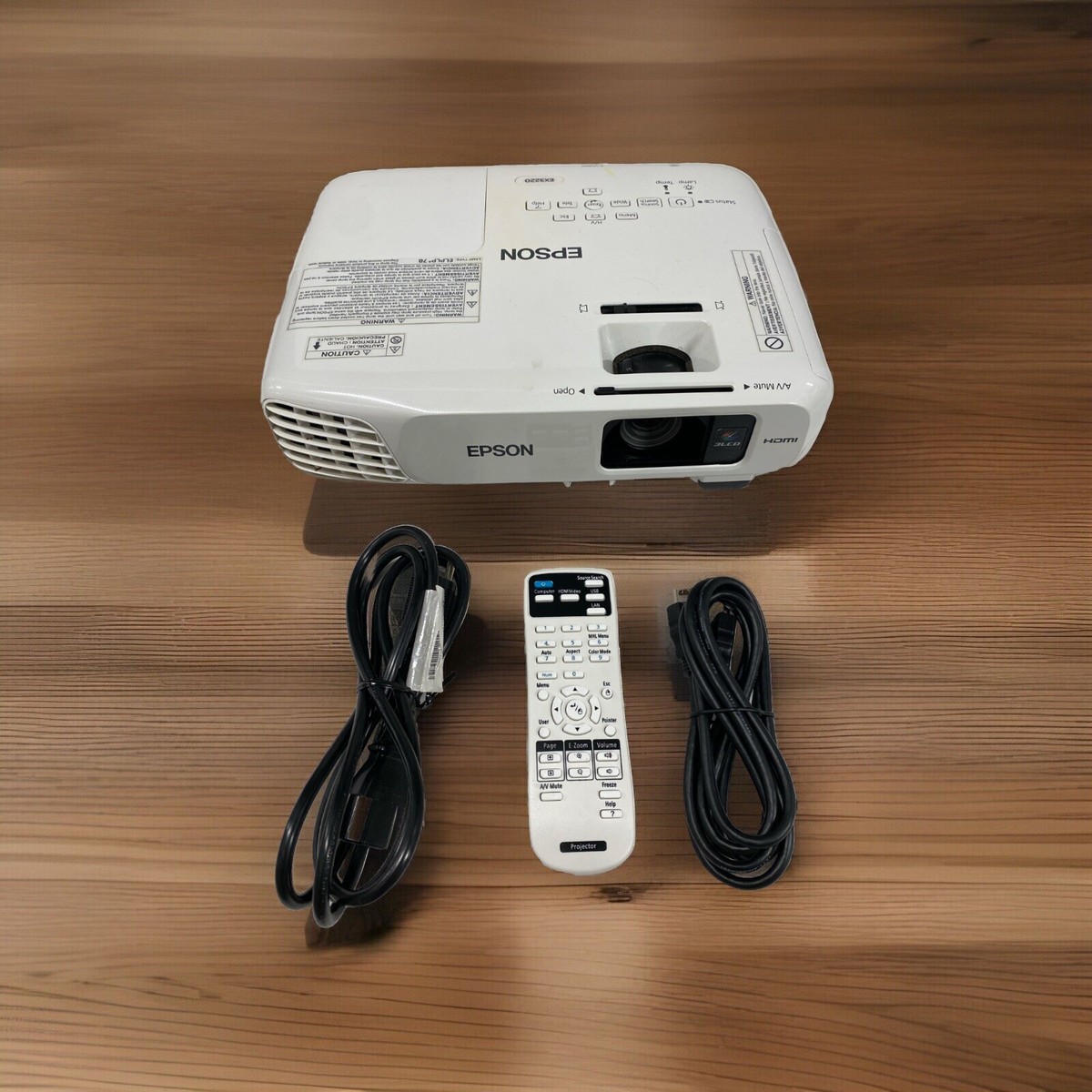 Epson EX3220 3LCD Projector Portable 3000 ANSI Home Theatre HDMI