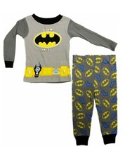 Baby Boys DC Comics Batman Born Hero Costume 2 PC 100 Cotton PJ Pajama Set New