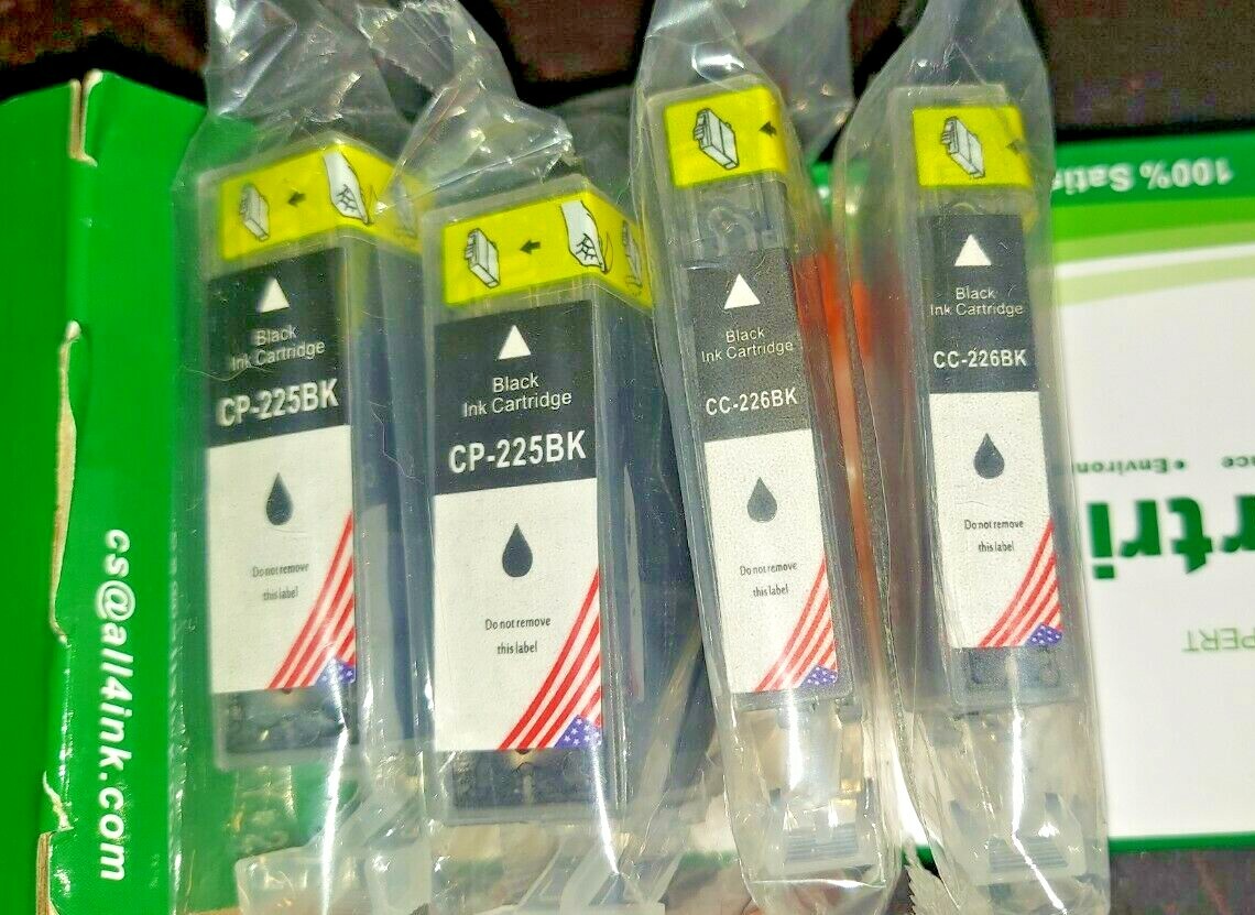 OEM Compatible Canon CC-228BK CP-225BK Printer Cartridges 2-Pack-image