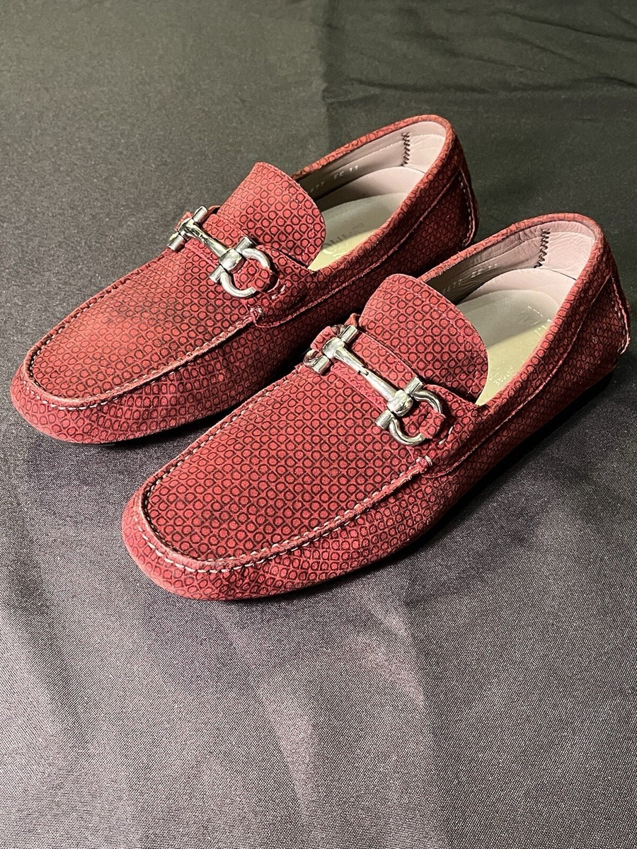 $795 SALVATORE FERRAGAMO LOAFERS MOCCASINS SIZE 11EE = US 12 45