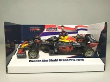 RARE BURAGO 1:43 Max Verstappen Red Bull RB16 #33 Winner Abu Dhabi -18-38052