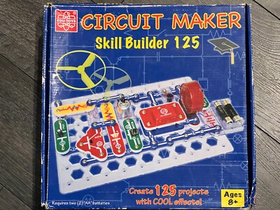 Edu Toys Circuit Maker Skill Builder 125, ages 8+ 125 electronics