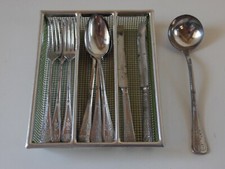 Vintage Child's Aluminum Flatware Silverware 15 pieces made in germany