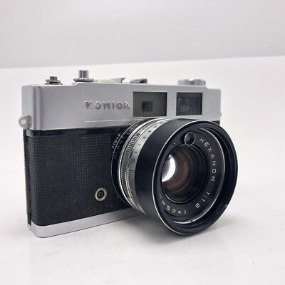 Konica Auto S2 Camera with Hexanon F1.8 f/45mm Lens w/Orig. Case