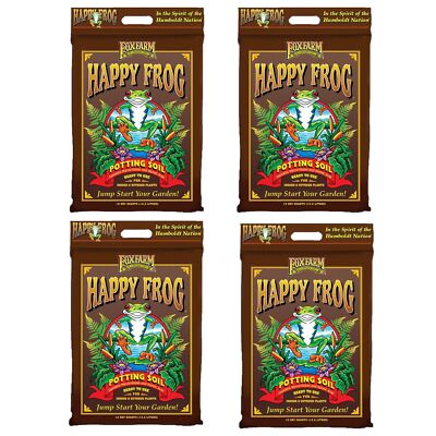 FoxFarm Happy Frog Potting Soil Mix with Mycorrhizal Fungi, 12qt