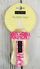 Ah Goo Baby Bottle Strap Charleston Pink Perfect for bottles Sippy Cups  Toys
