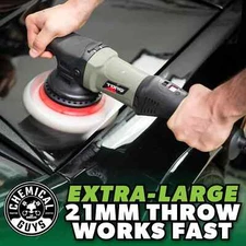 Chemical Guys BUF502X - TORQ22D Random Orbital Polisher with Red Backing Plate