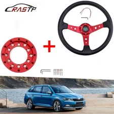 14" Steering Wheel+For Logitech G27/G29/G920/G923 Steering Wheel Adapter Plate