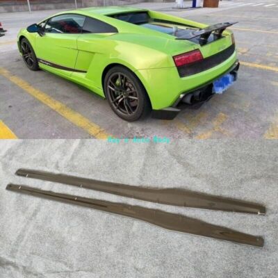 Fit For Lamborghini Gallardo 550 560 570 Carbon Fiber Sideskirts Side Step Lip