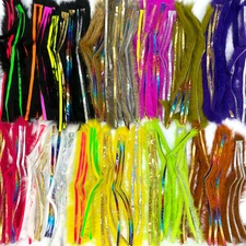 MAGNUM BLING RABBIT STRIPS - Hareline Fly Tying Zonker Fur Material NEW!