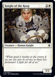 Knight of the Keep - Foil x1 - Throne of Eldraine - NM-Mint, English - Throne of