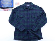 Vintage Pendleton 70's 100% Virgin Wool Made in the USA Size M Plaid Flannel