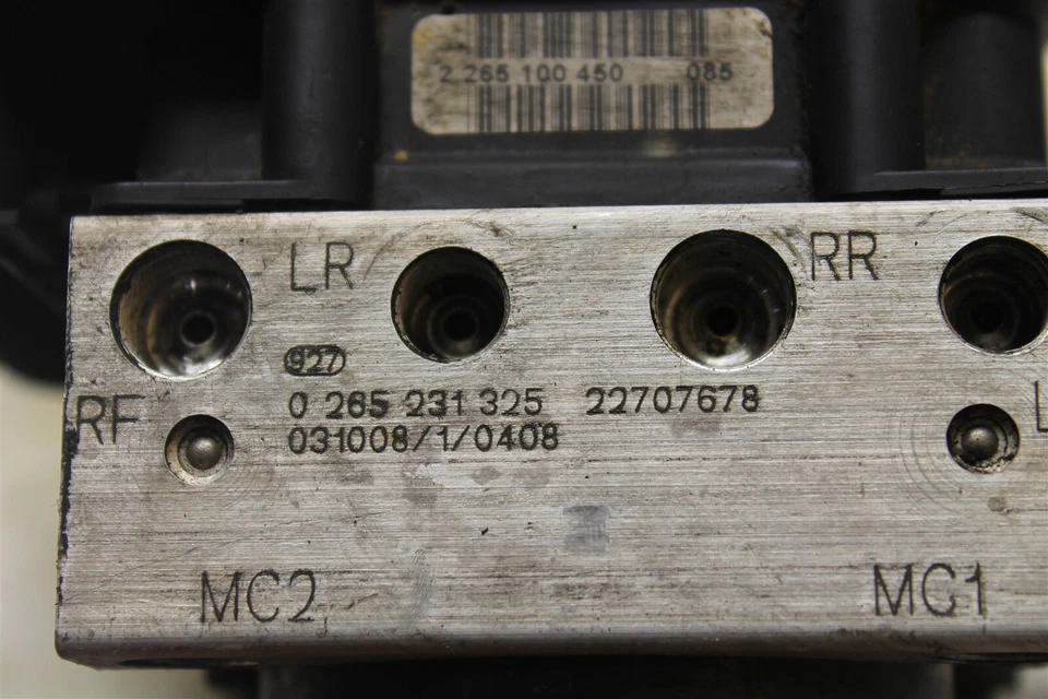 Модуль антиблокировочного тормозного насоса 22707678 Saturn ION 2003-2005 ABS от оригинального производителя 5B2 733  - Изображение 3 из 4