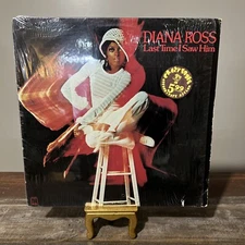 Diana Ross Last Time I Saw Him Vinyl LP 1973 First Press Shrink Wrap Crazy Eddie