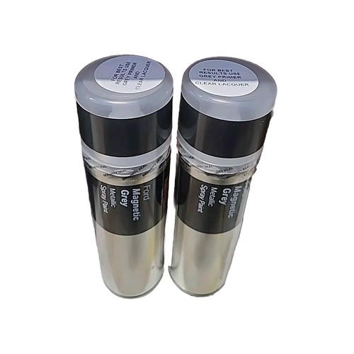FORD MAGNETIC GREY METALLIC SPRAY PAINT 300ML HALFORDS x 2 - 第 1/3 張圖片