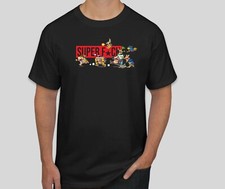 skater Black t-shirt "MEN SmaLL" design by "SUPER FxCK" OriginaL made in USA