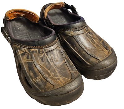 Crocs Classic Realtree Edge All-Terrain Clogs Shoes Camo M W 10 Gorpcore 
