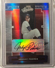 Johnny Podres AUTO #/150 Absolute Spectrum 2005 Certified Autograph SP Dodgers