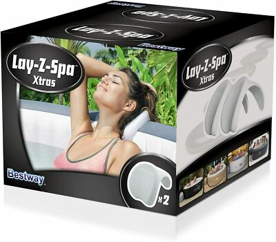Bestway Lay-Z Spa SaluSpa Inflatable Hot Tub Back Neck Rest Pillow 2 pack