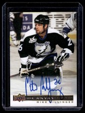 2020-21 SP Signature Edition Legends UD Canvas Autographs Mike Sillinger Auto