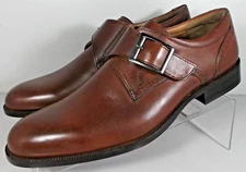 592553 SP50 MEN'S SHOES SIZE 9 M MAHOGANY LEATHER J MURPHY BY JOHNSTON & MURPHY