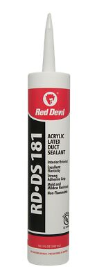 #ad Red Devil 0846DS RD DS 181 Acrylic Latex Duct Sealant 10.1 oz Gray 1 Pack $14.99
