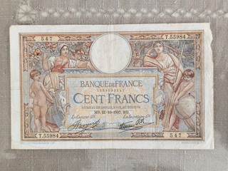 France 100 francs LOM 21 10 1937MD 547 voir état