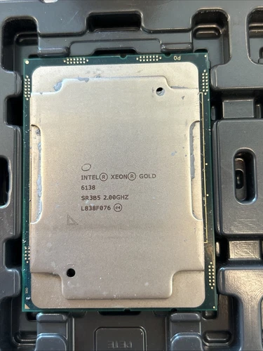 Intel Xeon Gold 6138 SR3B5 2GHz 20-Cores LGA 3647 CPU Processor