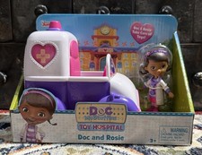 2016 Disney Doc McStuffins Toy Hospital Doc and Rosie - 5.5  Figure  Ambulance