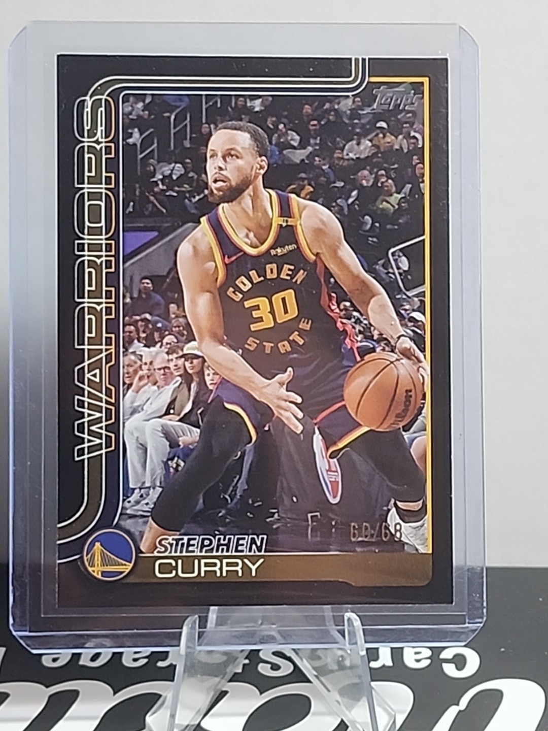 2025-26 Topps Basketball Black #135 Stephen Curry 60/68