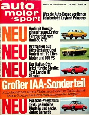 3) Auto Motor Sport AMS 19/1975 - Leyland Princess 1800 - Leyland Princess 2200