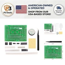 SMD Soldering Practice Kit - 77 Piece DIY Electronics Training Set for Beginners