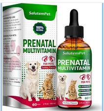 Prenatal Vitamins for Dogs  Cats All Breeds for Development 2oz 60 servings