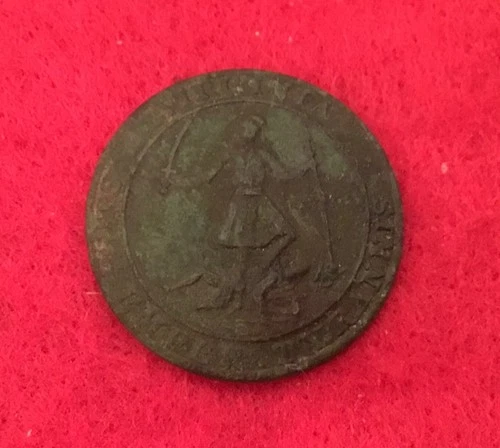 Pre Civil War Virginia Coat Button. Young & Smith New York. VA105