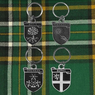 Irish Coat of Arms Key Chain- Clearance
