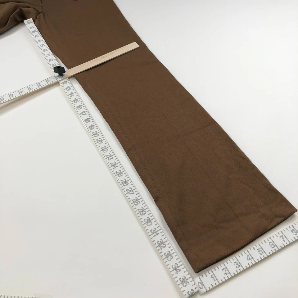 James Jeans 全新 28(适合 32W 35L)中腰经典骆驼法兰绒裤棕色 — 第 3/4 张图片