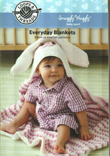 NEW EVERYDAY BLANKETS 8 BABY AFGHANS DIGEST SIZE KNIT CROCHET PATTERN BOOK