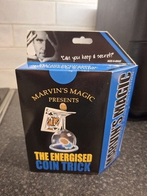 MARVIN S MAGIC ENERGETISED COIN TRICK SET - Münze durch Glas Illusion