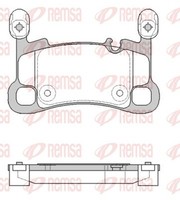 Remsa Bremsbelagsatz Scheibenbremse 1864.00 FüR Porsche Cayenne 9YA 9YB AWD GTS