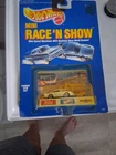 Vintage 1989 Hot Wheels Mini Race 'N Show Corner Spin Out 9804 Pennzoil Set NOS