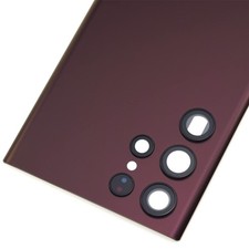 Burgundy Red Acrylic glass Back Cover Replacement for Samsung
