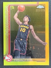 Zaccharie Risacher 2025-26 Topps Chrome Yellow Refractor Base /275 #2