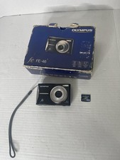 Olympus FE-46 12.0MP Digital Camera With Box Sd Card Tested
