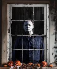 Halloween Horror Window and Door Cover, Scary Decoration for Home Party